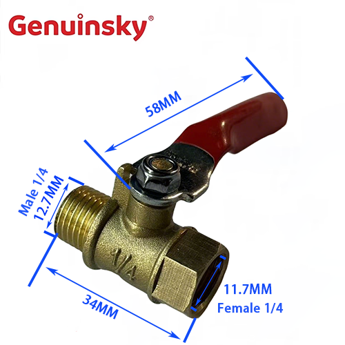 Шаровой кран для воздушного компрессора